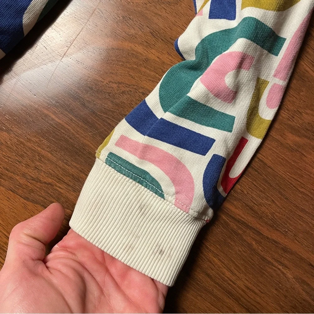 Used Hanna Andersson Colorful Geometric Kids Hoodie